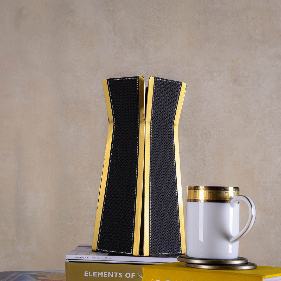 Nordic Vase - Dark & Brushed Gold