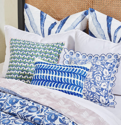 Ayna Blue Quilted Sham - 26"x 26"