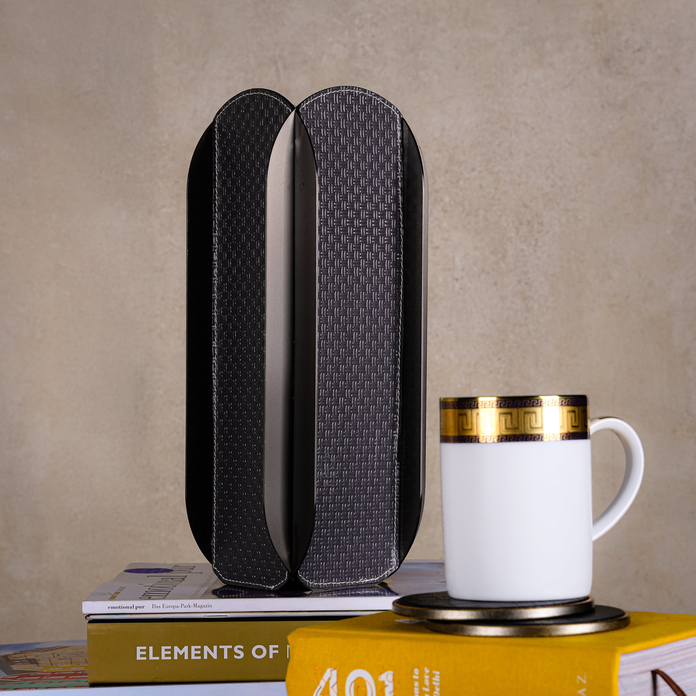 Geometric Vase - Smoke Grey
