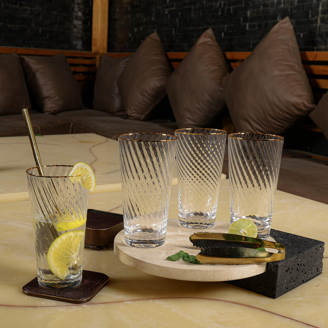 Finesse Set Of 4 High Ball Glasses