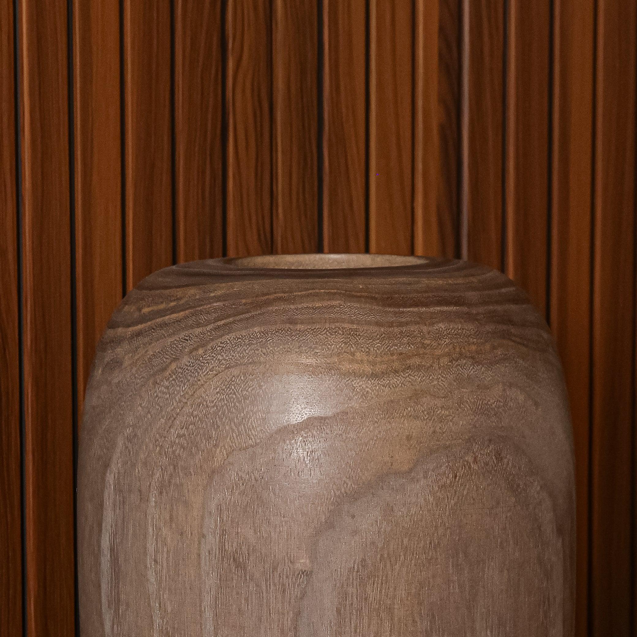 Walnut Dome Vase
