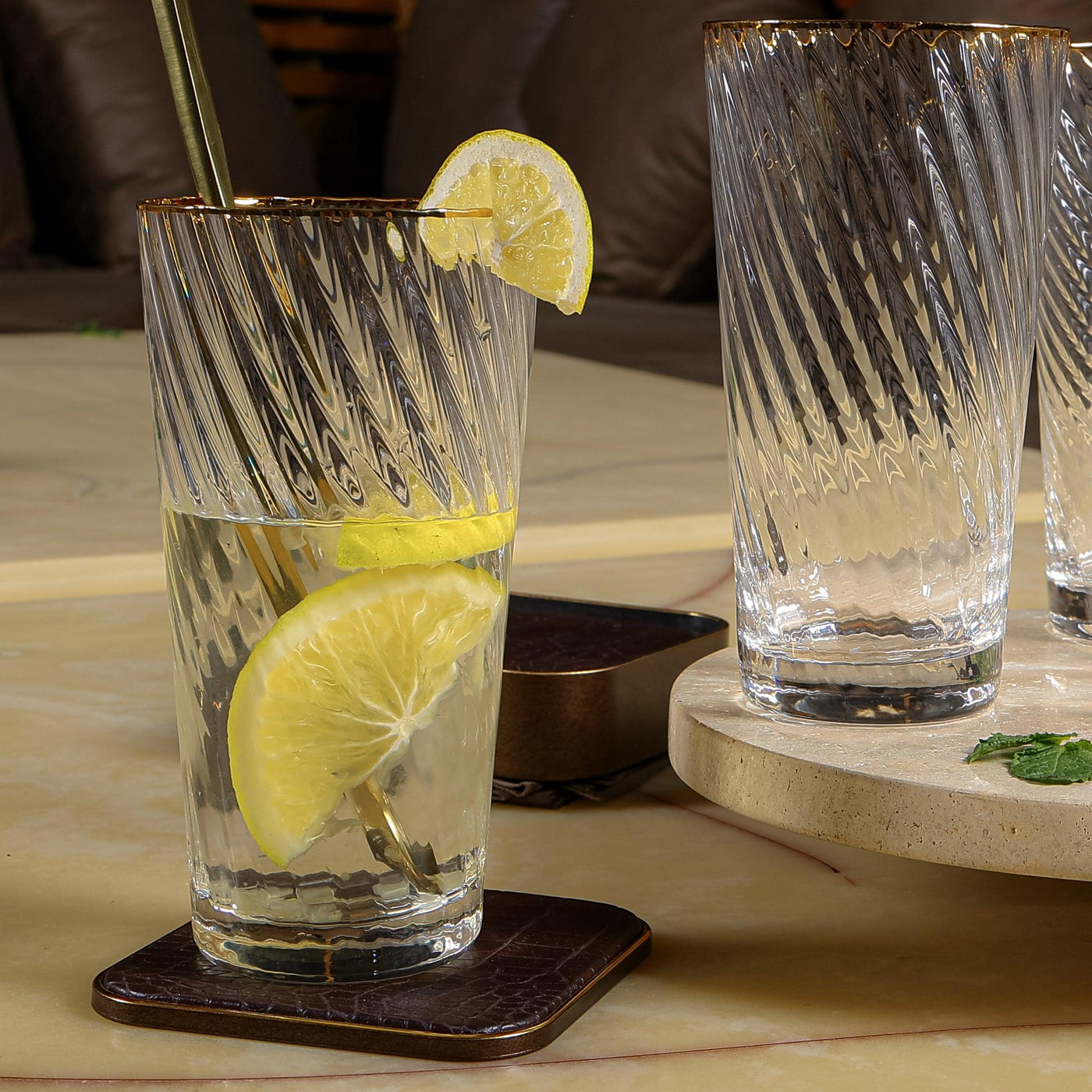 Finesse Set Of 4 High Ball Glasses