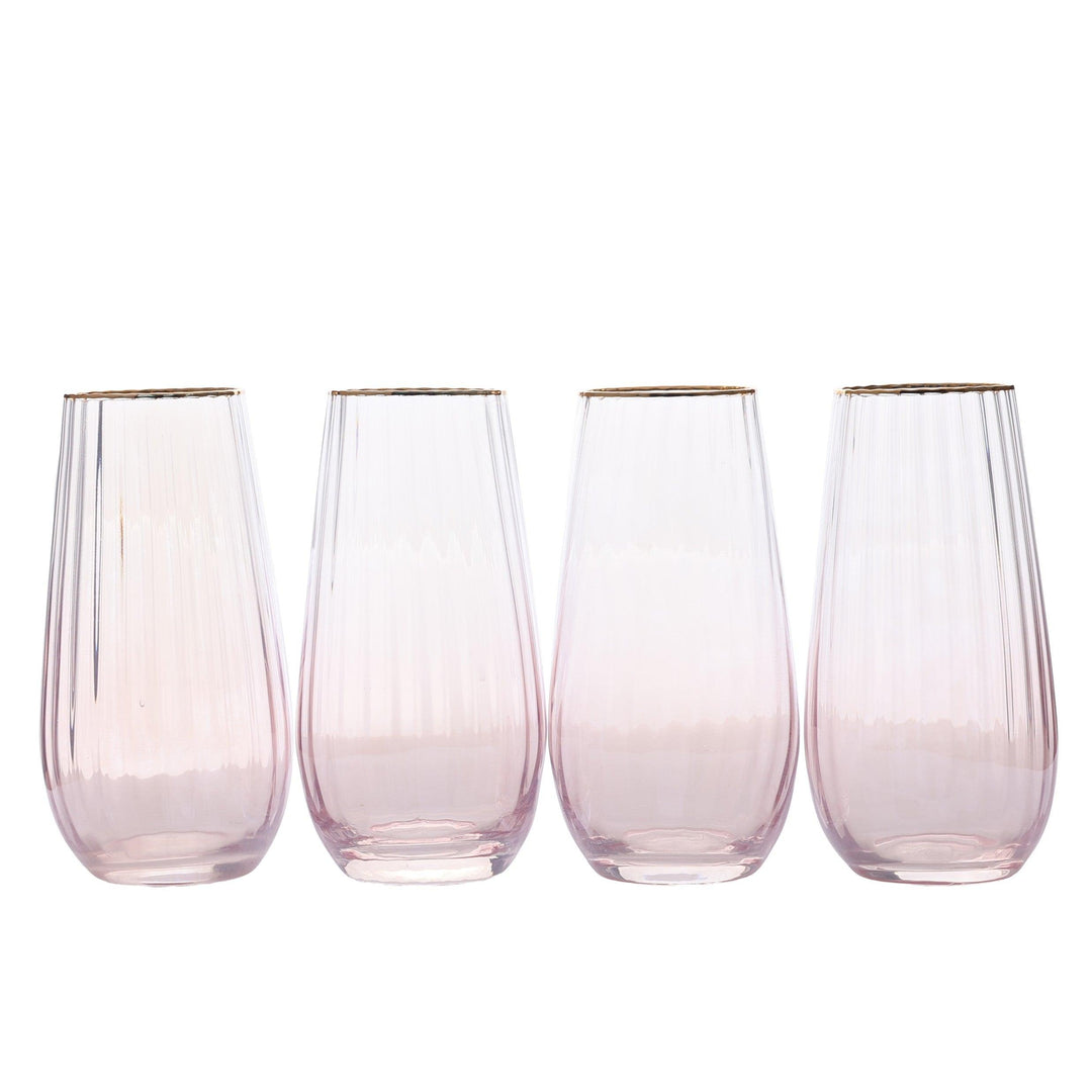 Lush Set Of 4 High Ball Glasses