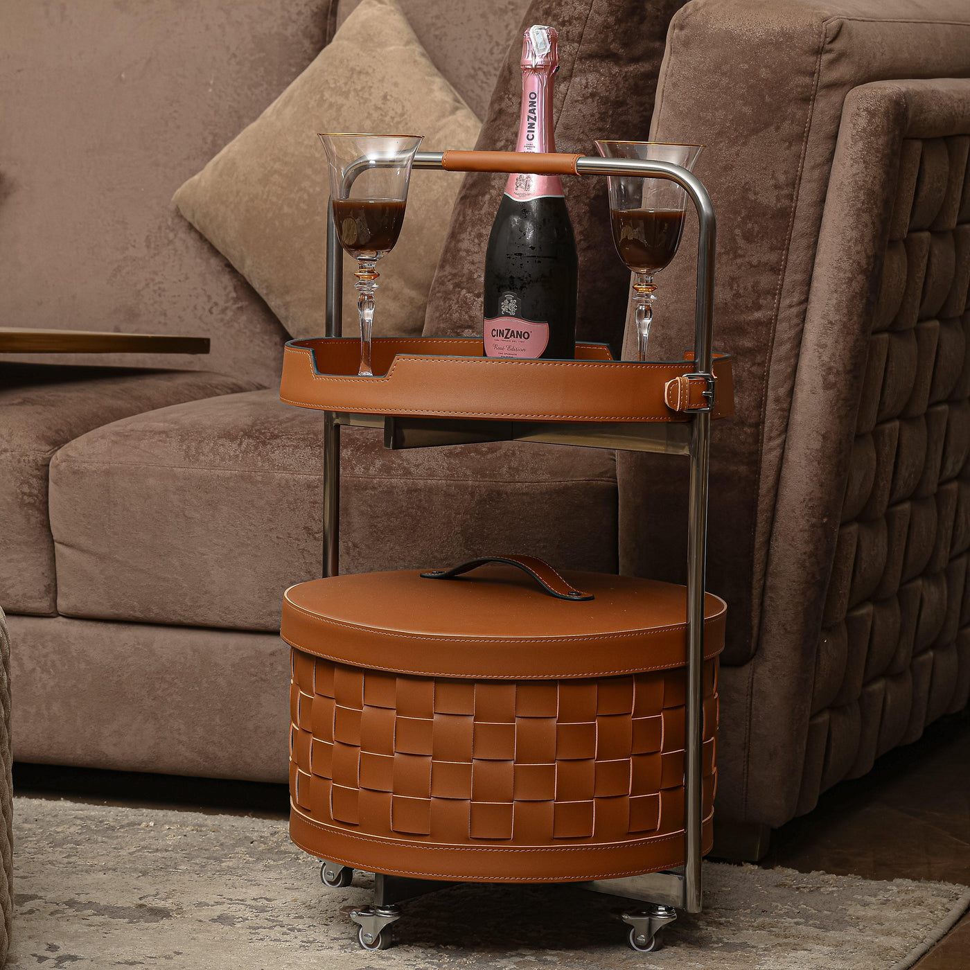 Classic Serving Bar Trolley