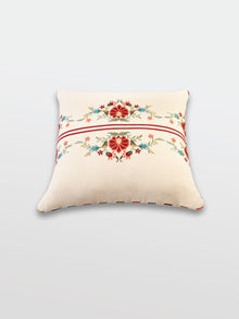 Cushion Cover - Sheen Ivory Embroidered