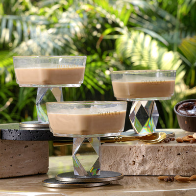 Square Crystal Dessert Bowl - Set of 6