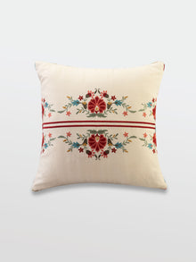 Cushion Cover - Sheen Ivory Embroidered