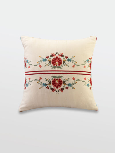 Cushion Cover - Sheen Ivory Embroidered
