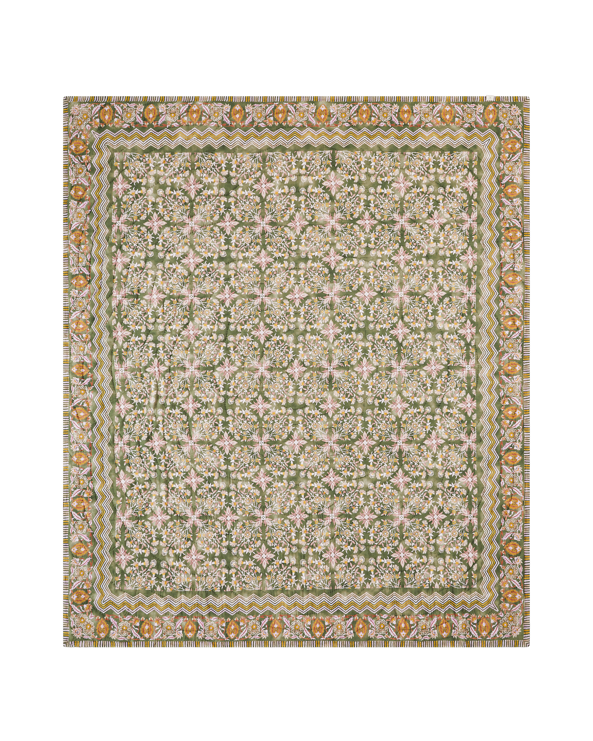 Rahat green quilt