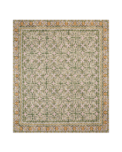 Rahat green quilt