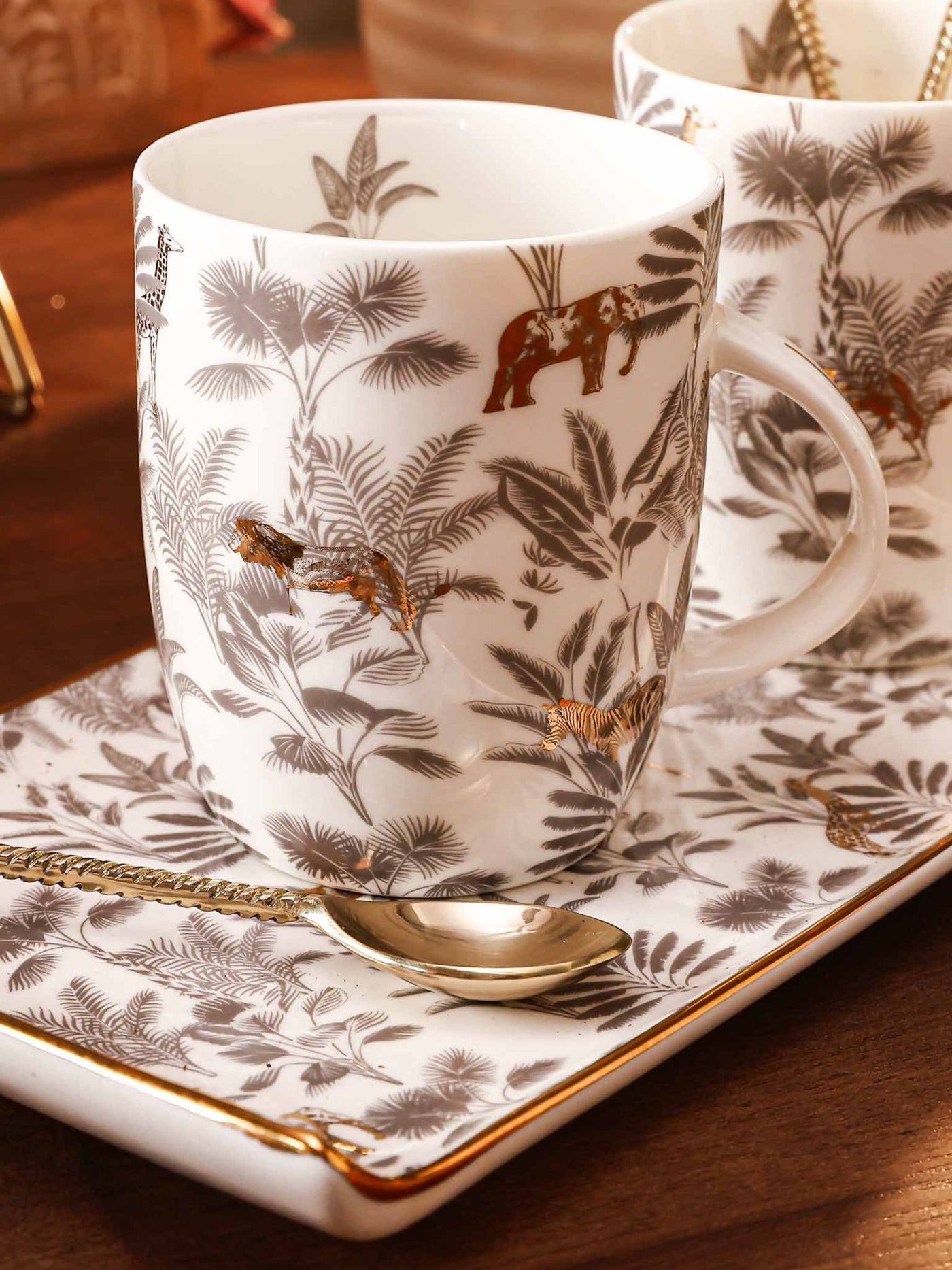 Mug & Platter Set Set of 3 - Madagascar