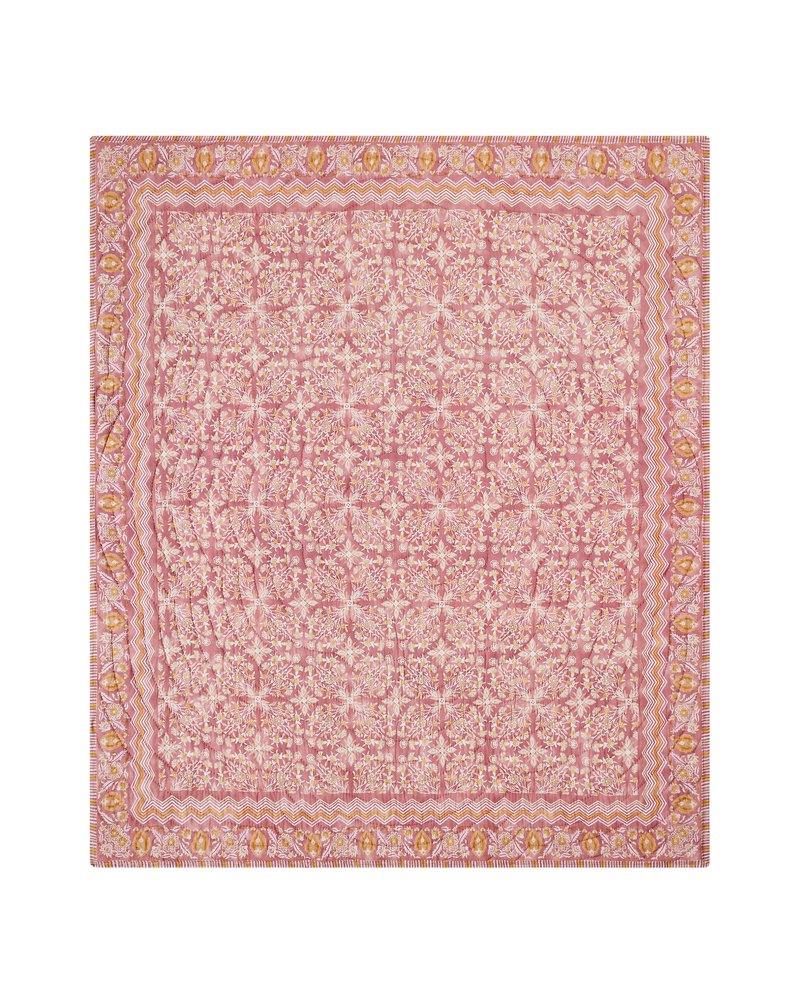 Rahat Red Cotton Quilt