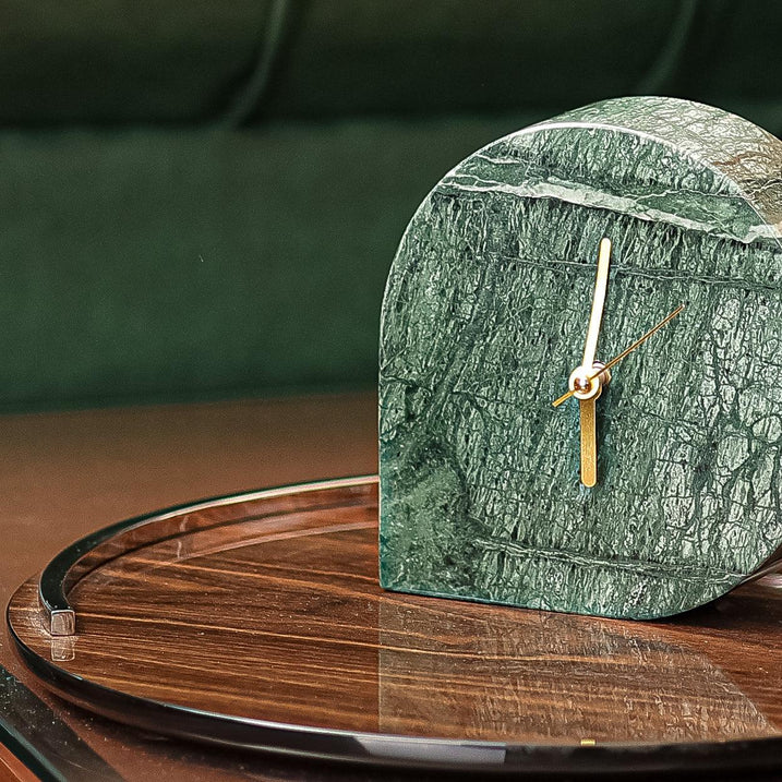 Marble Drop Clock - Green