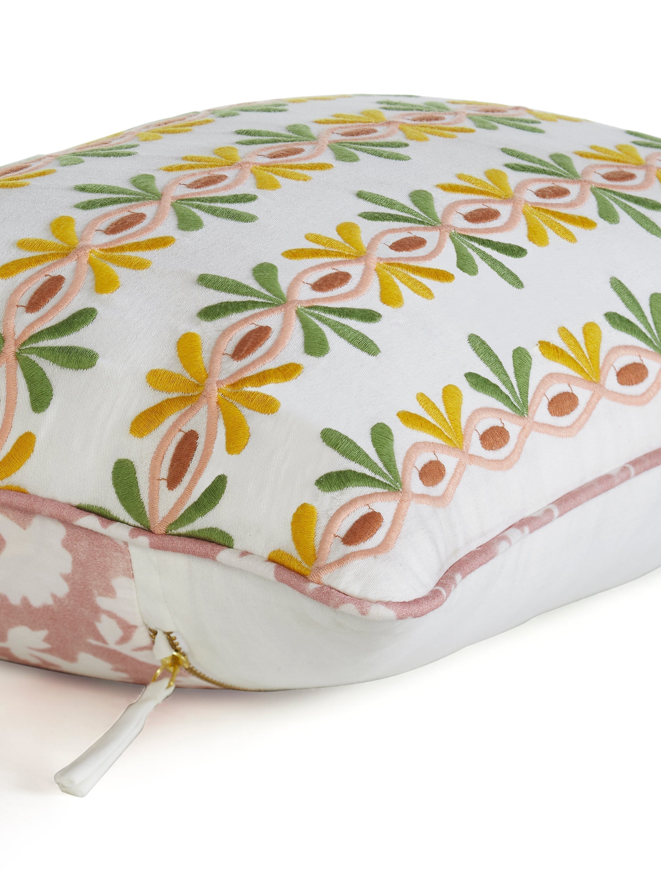 Mica Curves Yellow Cushion Cover