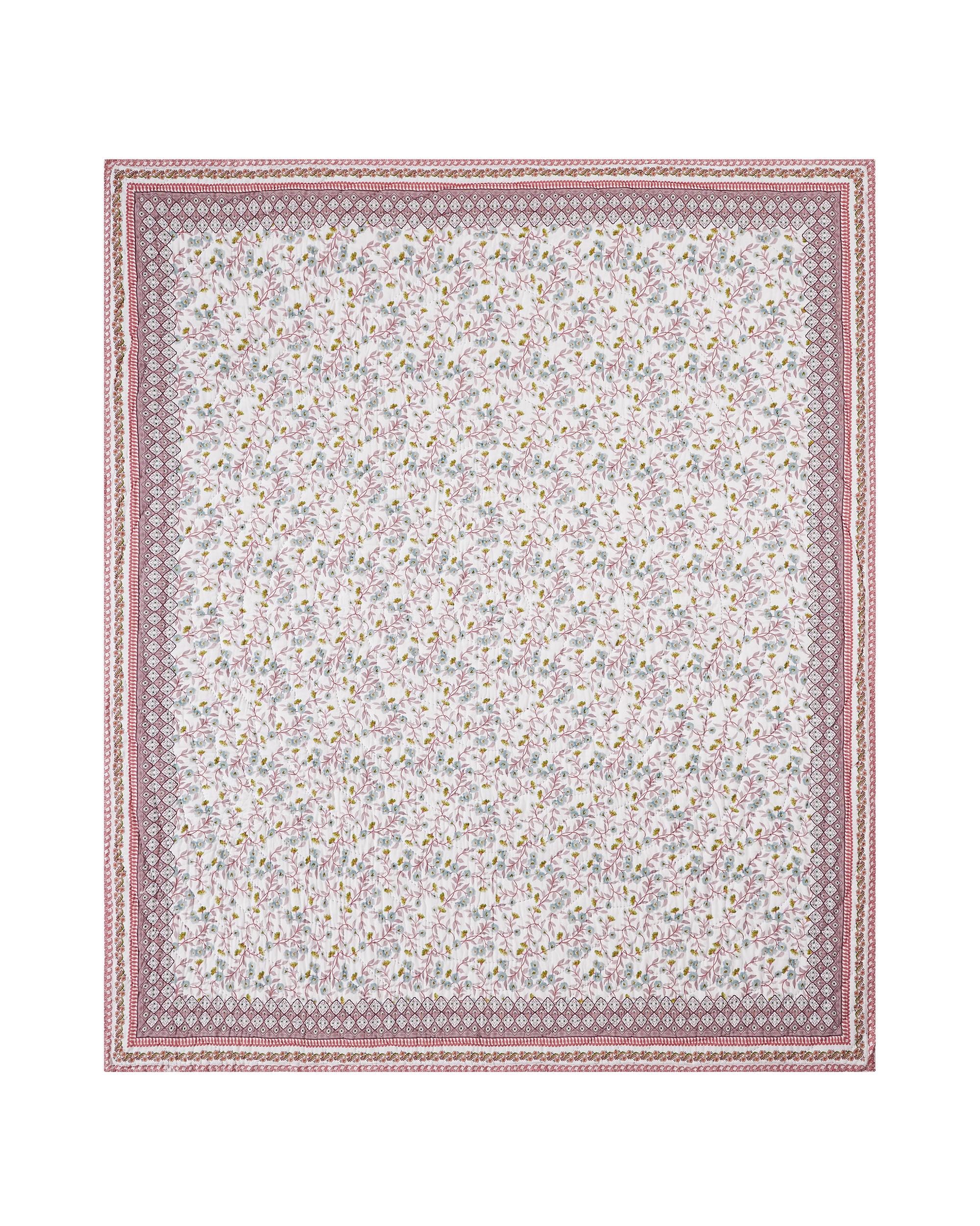 Mimo Blue Cotton Quilt
