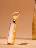 Bottle Opener - Semi Precious Stone - White