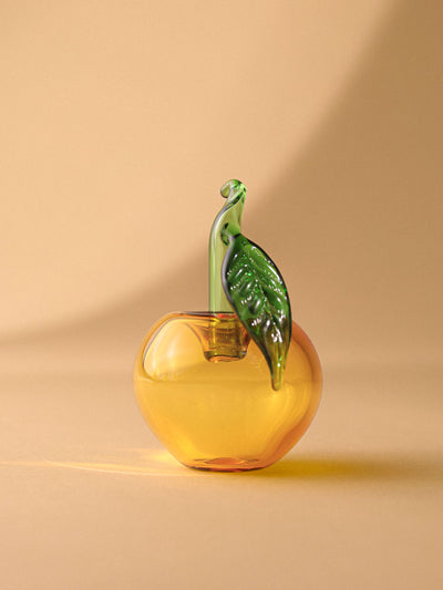 Murano Glass Table Decor - Cherry Apple