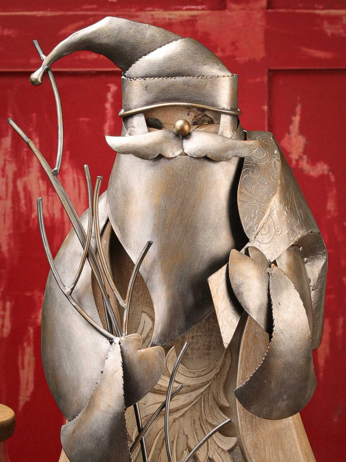 Woodcrafted Harvest Santa