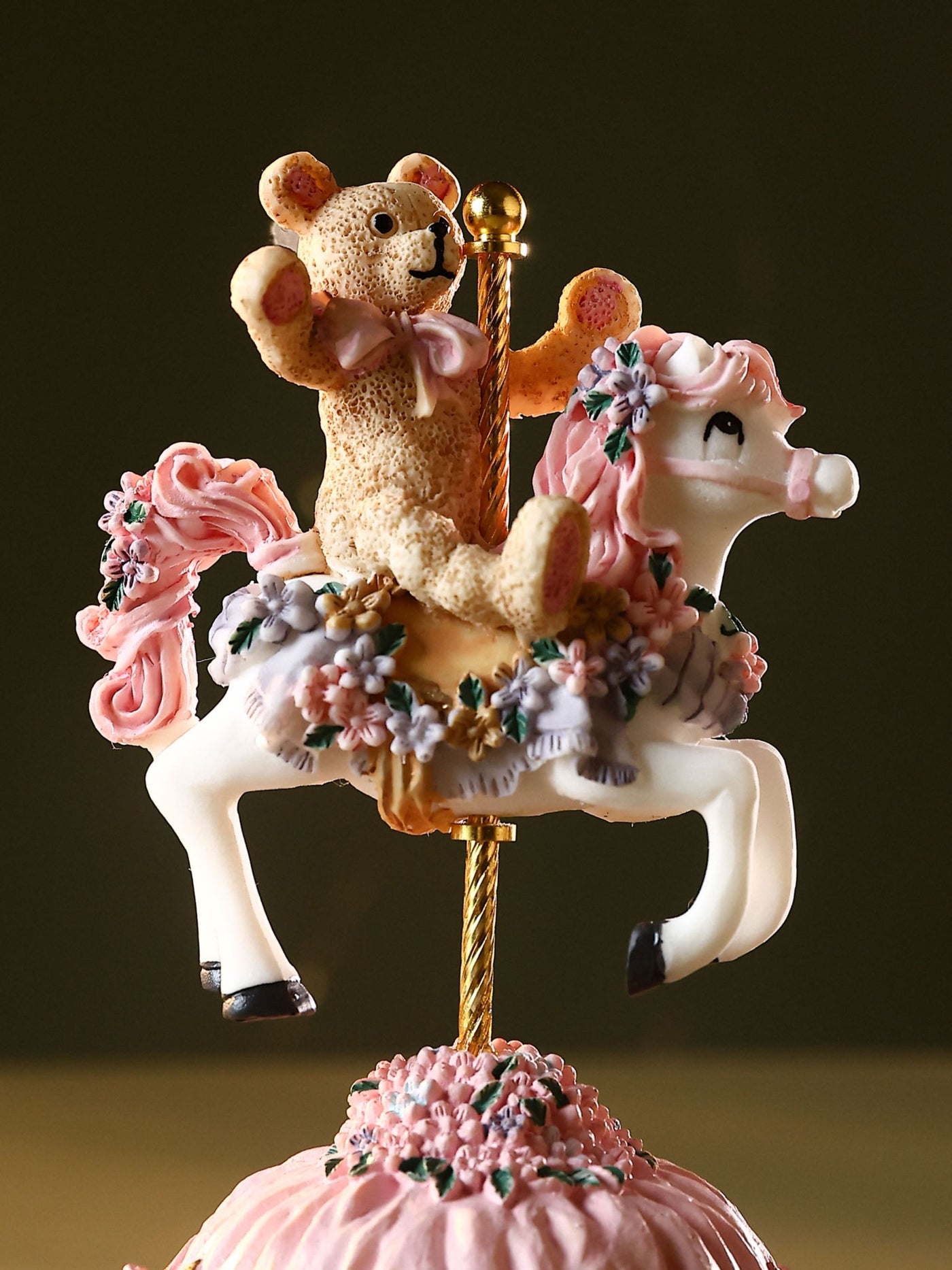 Teddy Bear Carousel music decor