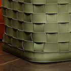 Soiree Leather Basket - Green