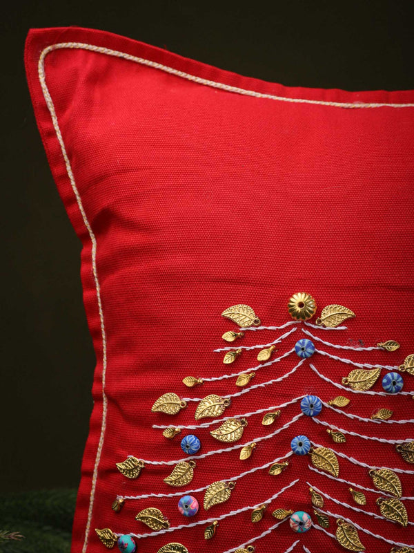 Embroidered Cushion Cover - Charms