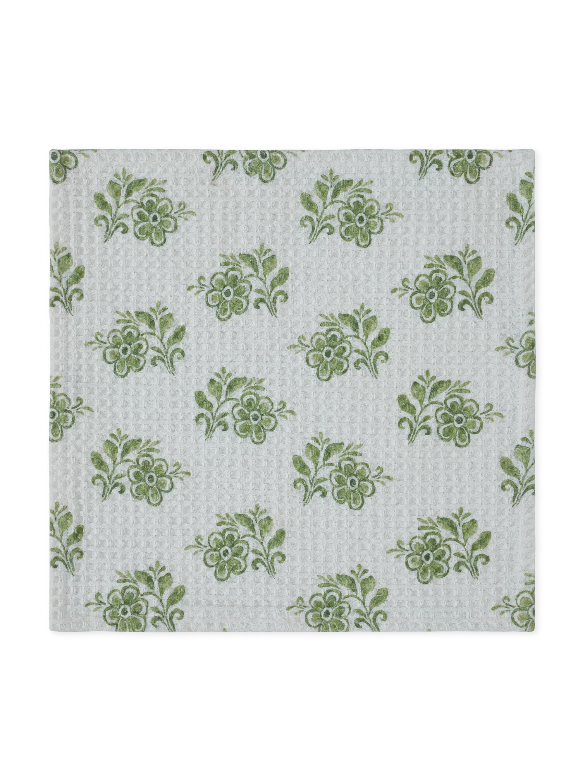 Ayna Green Face Towel | Set Of 2