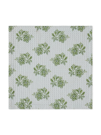 Ayna Green Face Towel | Set Of 2