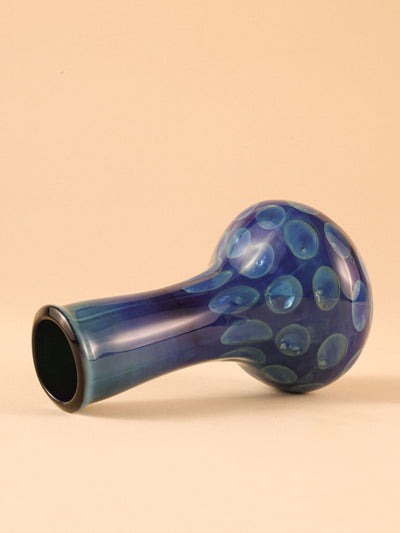Murano Glass Vase - Blue Hues