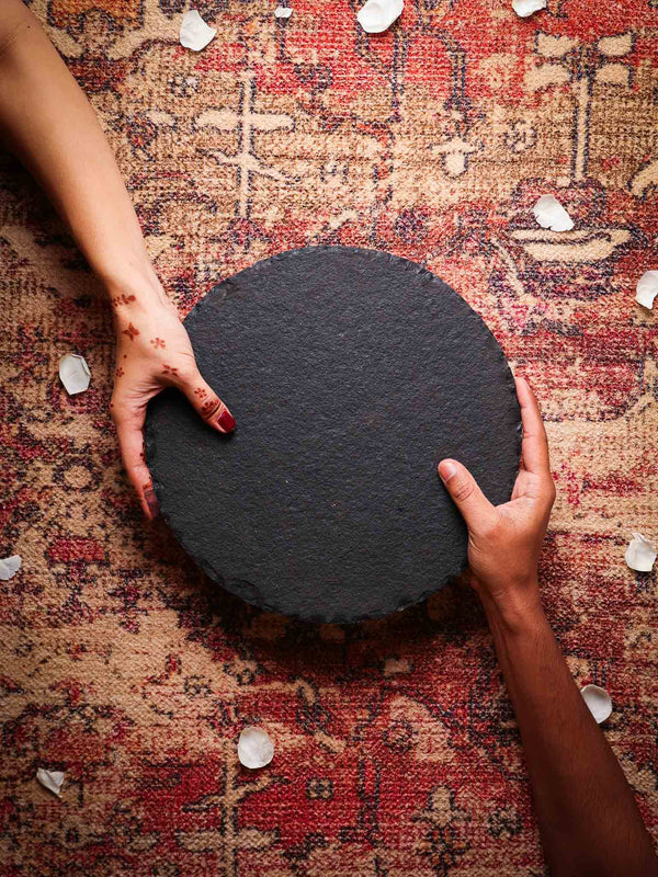Round Slate Platter