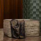 Aubrey Leather Basket