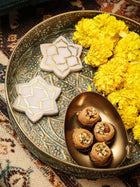 Marble Fleur Coaster Set Of 2