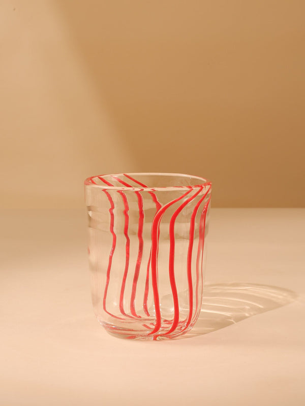 Handblown Glass - Beachcomber Red