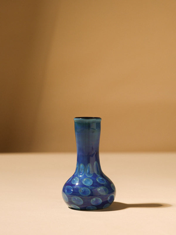Murano Glass Vase - Blue Hues