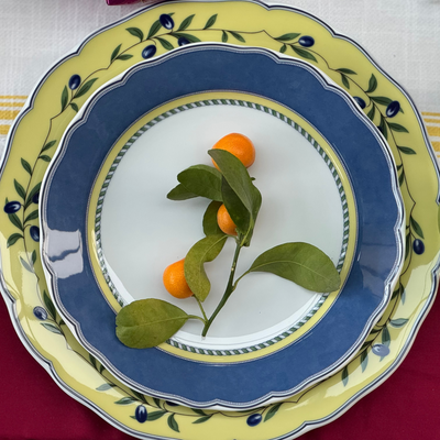 Maria Theresia Medley - Blue Dessert Plate (Set of 6)