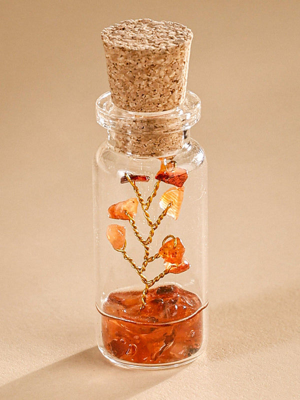 Small Bottle Tree Set of 2 - Carnalian