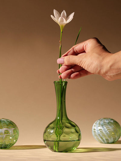 Murano Glass Vase - Jade