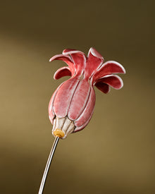 Flowering Pod Tall -single - Deep Pink