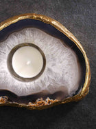 Tea Light Holder - Semi Precious Stone