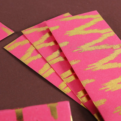 Ikat Pink Money Envelope
