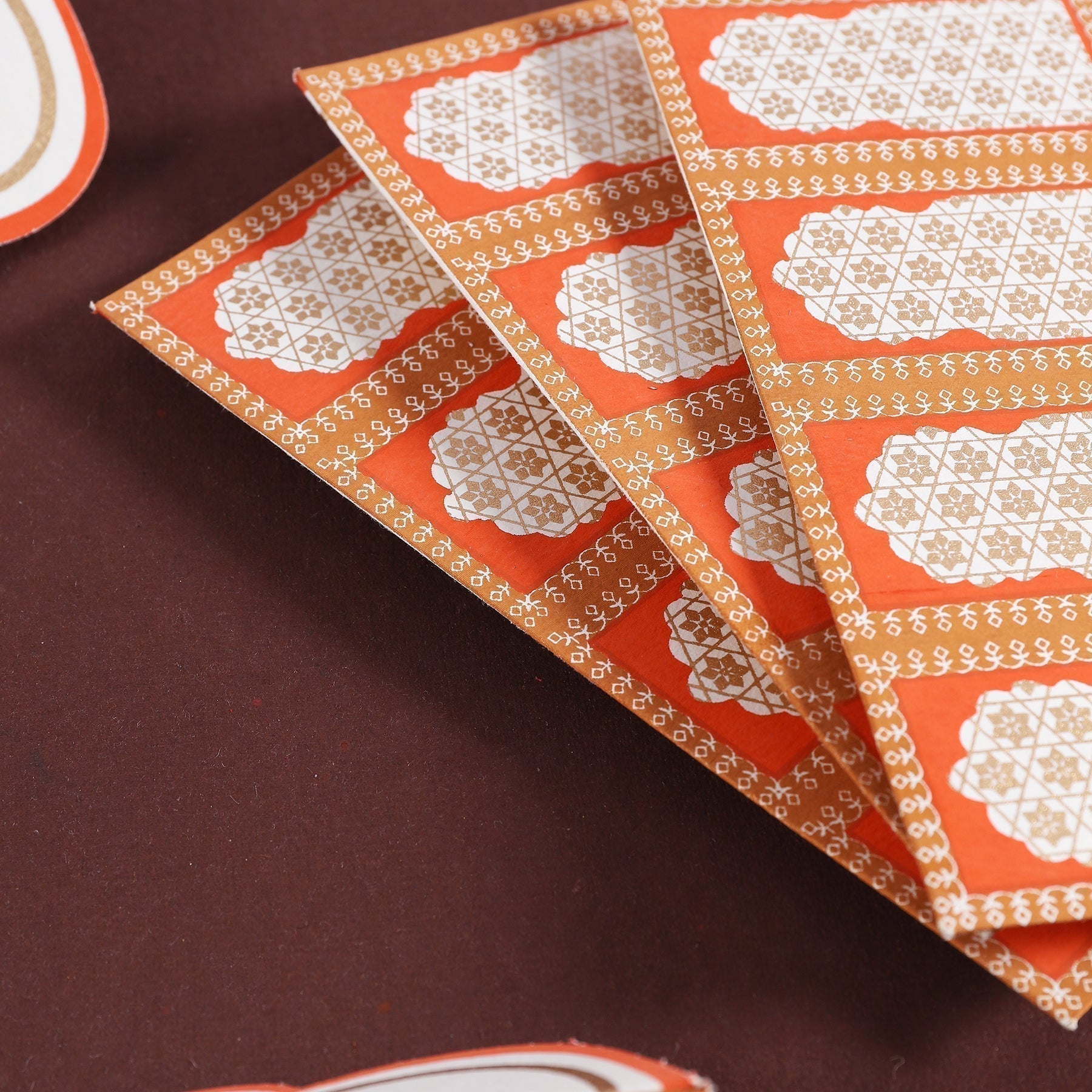 Jharokha Orange Money Envelope