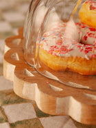 Glass Cloche Dome - Aster With Wooden Base