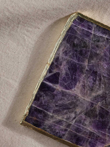 Semi Precious Coasters Set of 4 - Amethyst