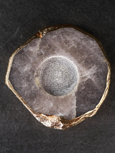 Tea Light Holder - Semi Precious Stone