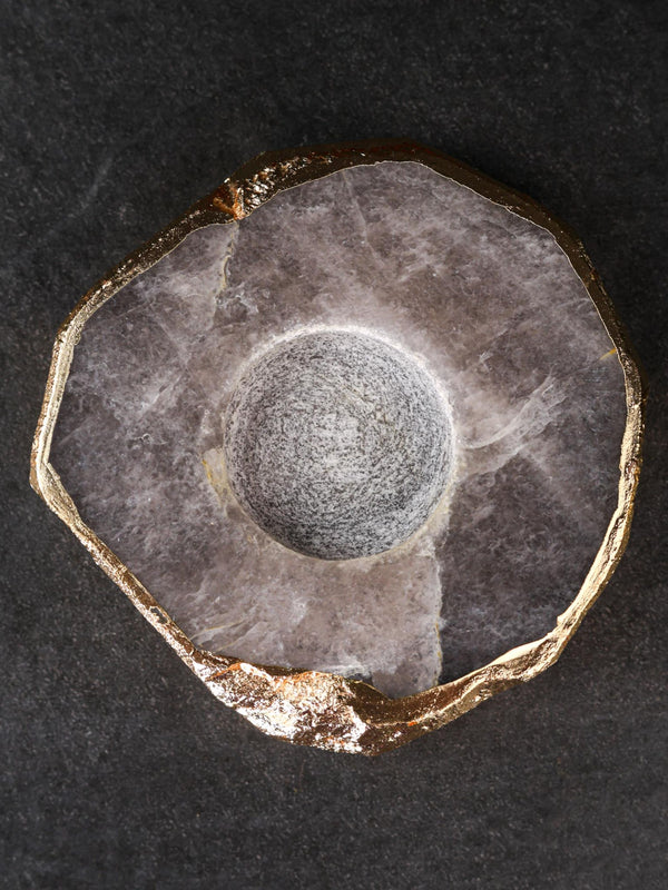 Tea Light Holder - Semi Precious Stone