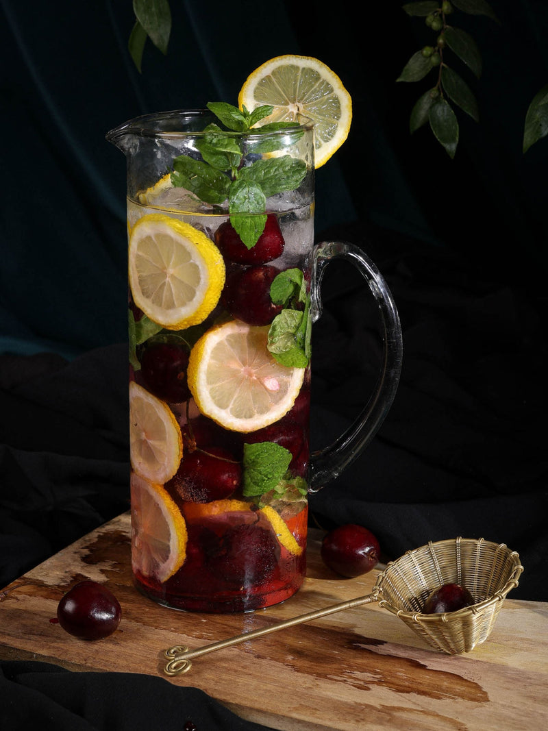 Hammered Glass Pitcher