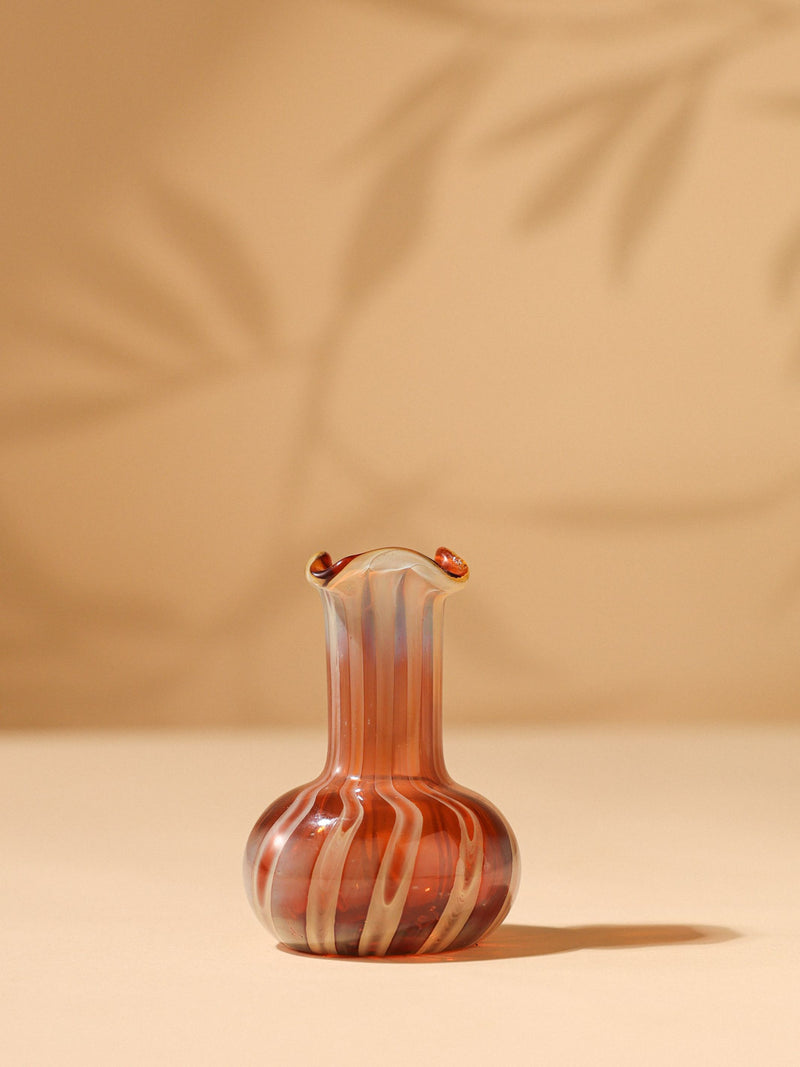 Murano Glass Vase - Earthy Hues