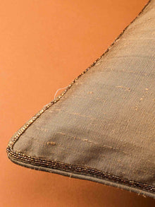 Cushion Cover - Qadir Gold Embroidered