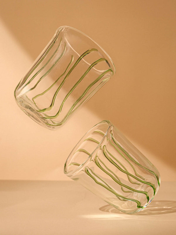Handblown Green Glass - Beachcomber