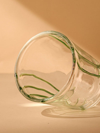 Handblown Green Glass - Beachcomber