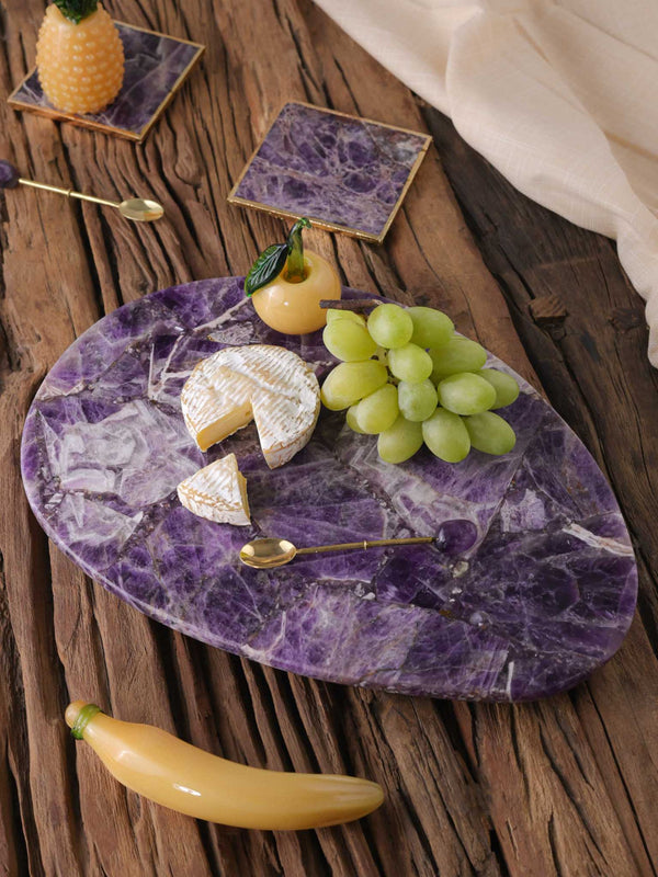 African Amethyst Platter